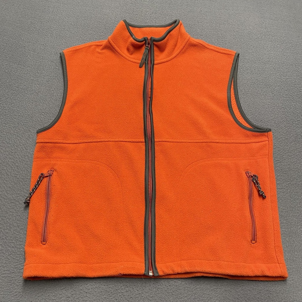 Old Navy Vest Mens Medium‎ Fleece Zip Up Outdoors Hunting Sleeveless Pocket
